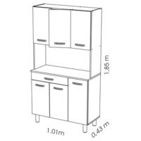 Imagen medidas aparador buffet de cocina