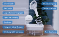 Kit de extracción de cera de oído, limpiador eléctrico de oídos, irrigación con 4 modos de presión, seguro y efectivo, incluye jeringa - details 3