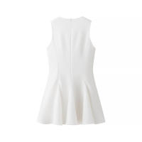 Elegante Vestido Mini A-line con Lazos de Encaje Moda de Calle Alta para Mujeres - details 12