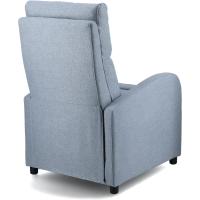Butaca reclinable tapizada. Sillón con sistema de reclinación manual. Máximo confort. Entrega a domicilio. (Gris) - details 6