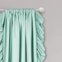 Cortinas de Estilo Princesa Nórdica con Flecos Decorativas en Color Sólido para Sala de Estar Dormitorio Material de Poliéster 100% Tema Romántico Cortinas Lavables de Largo 260cm y Más - details 19