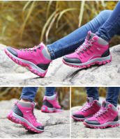 Zapatos de senderismo de alta calidad para mujer, botas impermeables para otoño e invierno, para exteriores, deportivas, senderismo, montaña, escalada, calzado atlético - details 11