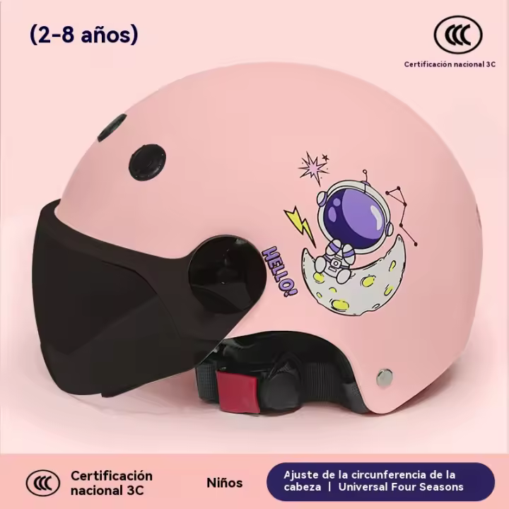 Ccasco infantil moto aire libre resistente viento seguro coche electrico Equipo Protector - 1