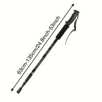 Bastón De Senderismo Plegable De Aluminio, Tres Secciones, Bastón Ligero Ajustable Para Hombres Y Mujeres Escalada - details 7