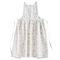 Delantal de cocina de algodón a la moda, delantal de trabajo doméstico con estampado Floral elegante, delantal de limpieza de estilo francés impermeable para cocina - details 9