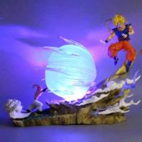 Figura de acción de Buu vs Goku, Super Saiyan, Genki Bomb, estatua de Pvc, modelo de colección, juguetes, regalo - details 0