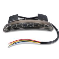 Borde de guardabarros trasero picado para motocicleta, luz LED de freno para matrícula, luz trasera de parada, lámpara de señal de giro para Harley Sportster XL883N 1200N XL1200V XL1200X (negro ahumado), 5 cables - details 2