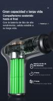 Pistola de Masajes Portátil con 4 Cabezales para Relajación y Recuperación - details 8