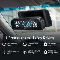Sensor solar TPMS Sistema de monitoreo de neumáticos de coche Sensores externos de presión de neumáticos para TMPS de 4 ruedas - details 0