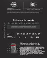 Casco trail moto hombre Retro mujer aire libre MX Carreras de Locomotora - details 2