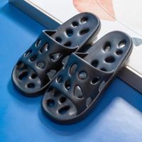 Zapatillas con fugas de verano para baño, cómodas sandalias de EVA antideslizantes para interiores y hombres y mujeres, zapatillas de playa - details 1