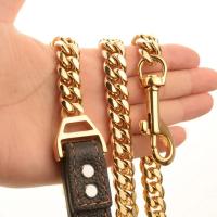 Collar dorado de Metal de acero inoxidable para perro, cadena de entrenamiento para perros grandes, decoración para todos los perros, 10E - details 9