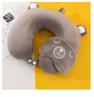 Almohada para el cuello con máscara para los ojos, almohada en forma de U, almohada de viaje,almohada de coche - details 5