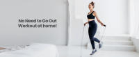 Cuerda para saltar, cuerda para saltar de velocidad rápida sin enredos con rodamientos de bolas para mujeres, hombres y niños, entrenamiento de cuerda de acero ajustable con mangos de espuma para fitness, ejercicio en casa y cuerpo delgado - details 5