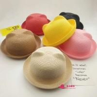 Gorra para niños, decoración de orejas para niños de verano, sombrero de Panamá ppy para niño sólido - details 14