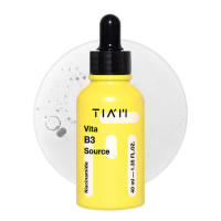 TIAM Vita B3 Source, 1.35 fl oz, suero de niacinamida al 10% con arbutina al 2% para una piel radiante y equilibrada, cuidado de la piel coreano vegano - details 0