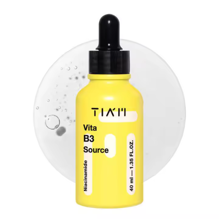 TIAM Vita B3 Source, 1.35 fl oz, suero de niacinamida al 10% con arbutina al 2% para una piel radiante y equilibrada, cuidado de la piel coreano vegano - 1