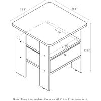 Mesa De Centro, Madera compuesta, Nuez /Marrón Oscuro, Talla única - details 47