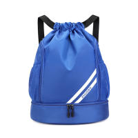 Mochila con cordón, bolsa de cuerda resistente al agua con bolsillos de malla para fútbol, baloncesto y exteriores - details 2
