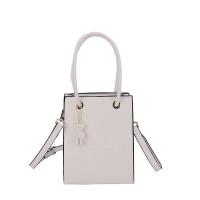 Textura de la moda de las mujeres portátil pequeña bolsa cuadrada versátil letra personalizada bolsa de mensajero nueva bolsa de mano vertical mujeres - details 7
