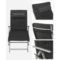 Silla de Baño de Sol Larga Almohada de Colchón de 6 cm de Espesor Antioxidado Aluminio Transpirable - details 6