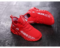 Zapatillas de deporte de punto antideslizantes para niños, zapatos deportivos ligeros para correr, moda para niños - details 14