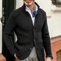 Suéteres de punto para hombre, cárdigan, abrigos, Otoño e Invierno - details 4