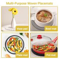 Remaches para platos calientes, almohadillas calientes para cocina, remaches para ollas y sartenes calientes, soportes para ollas para cocina, soportes para ollas resistentes al calor, 4 piezas, remaches para mesa - details 1