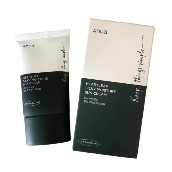 ANUA Houttuynia Cordata Cuidado con protector solar Iluminador antifusión Aislamiento suave e hidratante 50 ml - 1