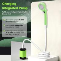 Bomba de camping RV Campamento al aire libre con pantalla completa Pantalla digital inteligente Kit de ducha ajustable de 6000 mAh - details 1