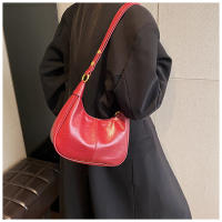 Nueva bolsa de axila popular y versátil de cuero con textura de cera de aceite, bolso de hombro de moda. - details 8