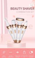 Maquinilla de afeitar eléctrica 4 en 1 para mujer, eliminador de vello húmedo y seco para vello púbico, cejas, nariz, cara, piernas, axilas - details 0