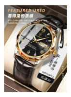 Reloj de cuarzo con correa para hombre, nuevo, luminoso, resistente al agua, de marca suiza. - details 6