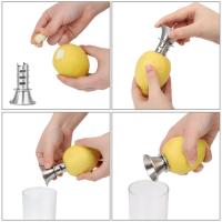 Mini exprimidor Manual de jugo para el hogar, herramienta creativa y conveniente para exprimir Limón, utensilios de cocina de acero inoxidable para frutas - details 2