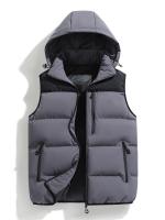 Hombre Chaleco Acolchado Chaleco de Poliéster con Capucha Impermeable, Acolchado, Diseño de Bloque de Color, Sin Mangas, Para Hombres y Mujeres Adecuado para Otoño/Invierno - details 6