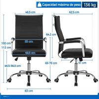 Silla de Oficina Ergonómica Silla con Resalto Alto Capacidad de Carga de 136 KG - details 11