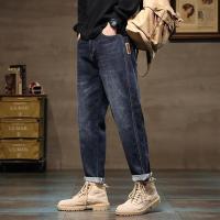Jeans Holgados de Pierna Ancha de Alta Calidad Ropa de Calle para Hombres con Estilo Baggy - details 3