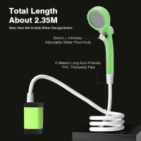 Bomba de camping RV Campamento al aire libre con pantalla completa Pantalla digital inteligente Kit de ducha ajustable de 6000 mAh - details 2