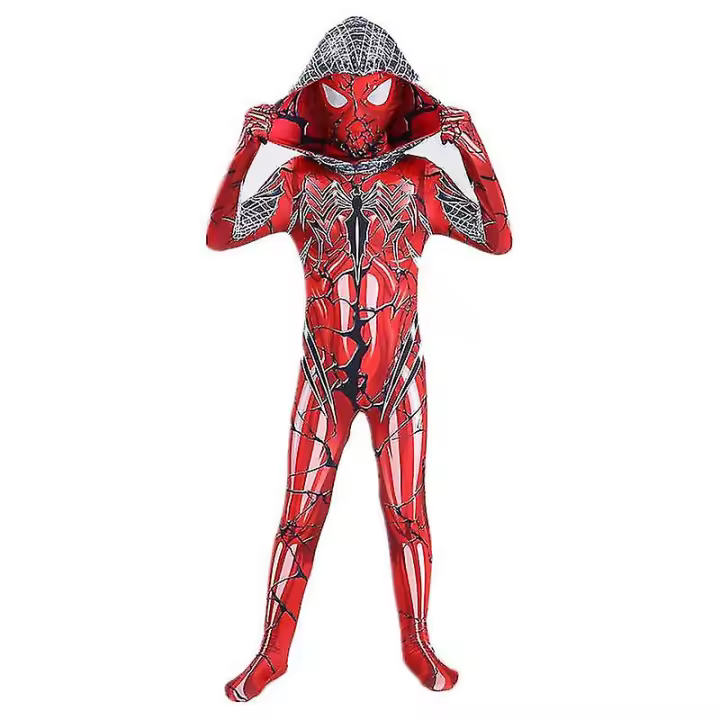 Traje de Superhéroe Venom Colección Nueva para Niños y Adultos Conjuntos de Cuerpos Musculares - 1