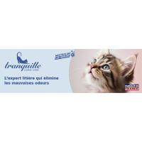 Tranquille – Bastón de sílice para gatos con cristales finos y carbón activado 3,70 L, lote de 8 - details 0