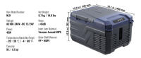 SucceBuy Refrigerador-congelador portátil para automóvil,-4 ℉ -68 ℉   Enfriador de compresor ajustable, 12/24 V CC y 100-240 V CA para exteriores, camping - details 16
