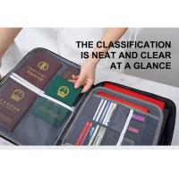 Bolsa de documentos impermeable y resistente al fuego, multicapa con cerradura, funda portátil para pasaporte, cierre de cremallera, maletín para archivos con asa cómoda - details 3