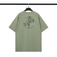 Camiseta de manga corta de alta calidad para hombre de Hip-Hop, camiseta de verano de manga corta de moda, bordado de Stone Island - details 10