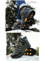 Zapatillas de Senderismo Invierno para Hombres Montaña Exterior Botas de Nieve a Prueba de Choques Deporte Casual Cálido Impermeable Marca RUNSUN DAILY - details 15