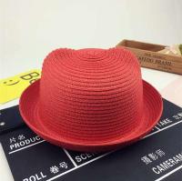 Gorra para niños, decoración de orejas para niños de verano, sombrero de Panamá ppy para niño sólido - details 5