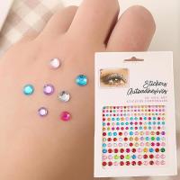 Pegatinas de Diamantes de Imitación Arcoiris Joyas de Cuerpo Facial para Maquillaje - details 7