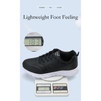 Zapatillas de correr de marca para hombre, zapatos de tenis ligeros, zapatos deportivos de cuero Pu impermeables para exteriores, entrenadores masculinos, zapatos atléticos - details 7
