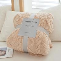 Tuff-manta de franela a rayas de terciopelo para adultos, funda de cama suave, colcha mullida de punto cálido, sofá y dormitorio, Invierno - details 17