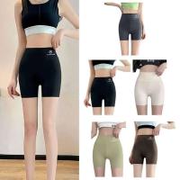 Pantalones cortos de yoga para correr y andar en bicicleta para mujer, monos deportivos transpirables, pantalones cortos de entrenamiento de verano de cintura alta para gimnasio - details 7