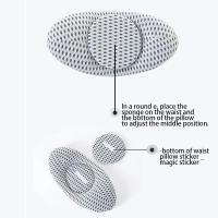Almohada de sueño de trigo en 3D para la cintura, almohada para la espalda de la cama, almohada para mujeres - details 7